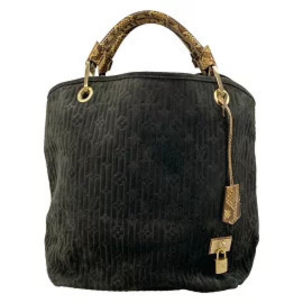 LOUIS VUITTON Whisper Tote Bag Noir Black